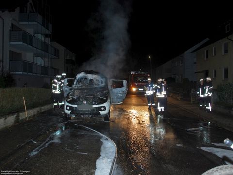 11.01.2020 – PKW brennt in der Weststrasse