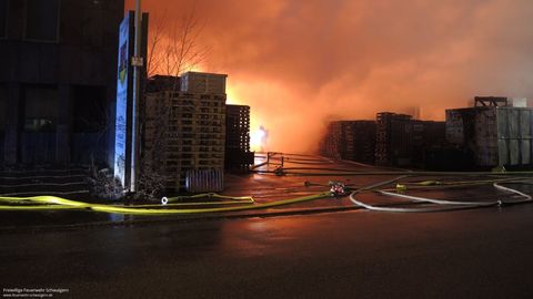 22.01.2020 – Großbrand Industriegebäude