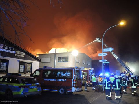22.01.2020 – Großbrand Industriegebäude