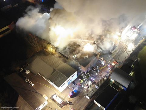 22.01.2020 – Großbrand Industriegebäude