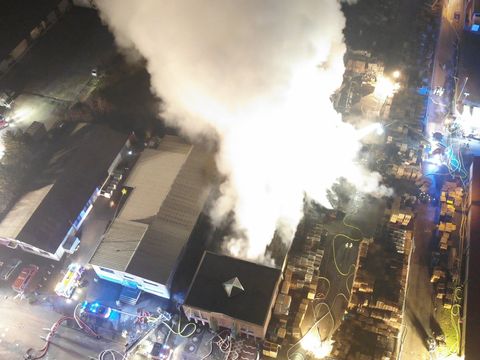 22.01.2020 – Großbrand Industriegebäude