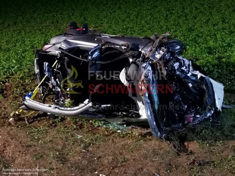 15.10.2020 – Eingeklemmte Person nach Frontalzusammenstoß auf K2160