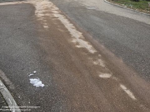 26.01.2021 – Ölspur im Wohngebiet "Hälde"