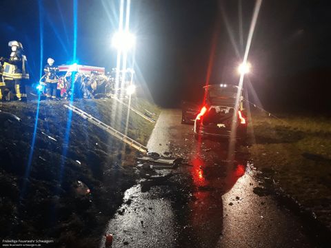 28.01.2021 – Tödlicher Verkehrsunfall auf der K2160 (Stetten-Niederhofen)