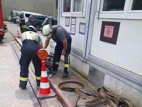 25.06.2021 – Waage überflutet