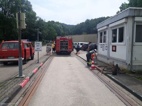 25.06.2021 – Waage überflutet