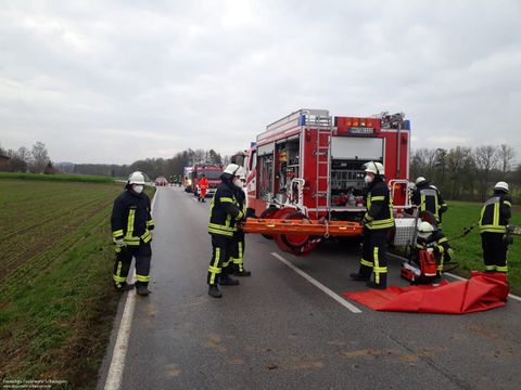 04.11.2021 – Mit Fahrzeug von Fahrbahn abgekommen (K2160 Schwaigern - Stetten)
