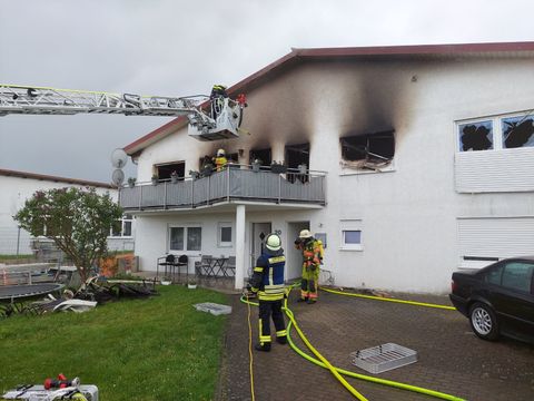 17.04.2024 – Wohnungsbrand in Massenbach mit hohem Sachschaden