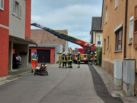 15.08.2024 – Patientin über Drehleiter gerettet