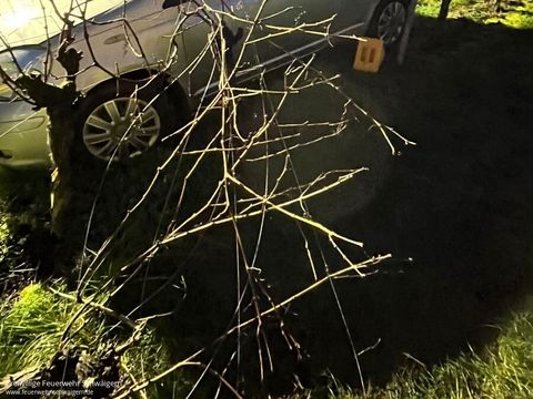 23.12.2024 – PKW kommt von Straße ab und landet im Weinberg