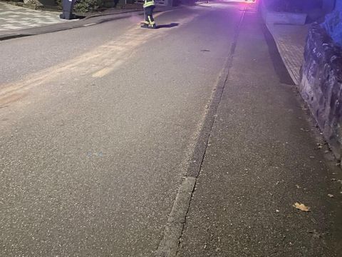 13.10.2025 – Ölspur in der Oststraße (Stetten)