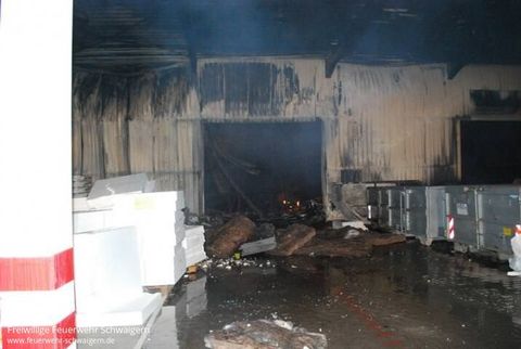 12.05.2011 – Großbrand bei der Fa. Geist in Berwangen