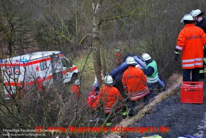 02.01.2012 – Schwerer Verkehrsunfall zwischen Stetten und Niederhofen