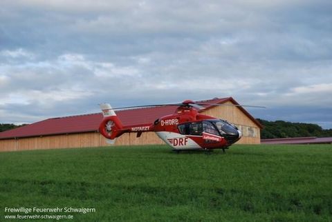 30.07.2012 – Person durch Gartenfräse schwer verletzt
