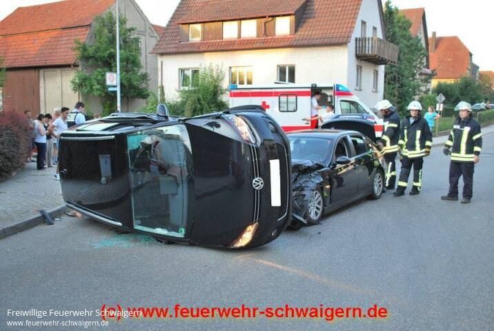 01.08.2012 – Auslaufende Betriebsstoffe nach Verkehrsunfall