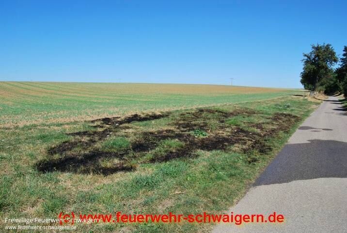 08.09.2012 – Schwelbrand auf Grünfläche