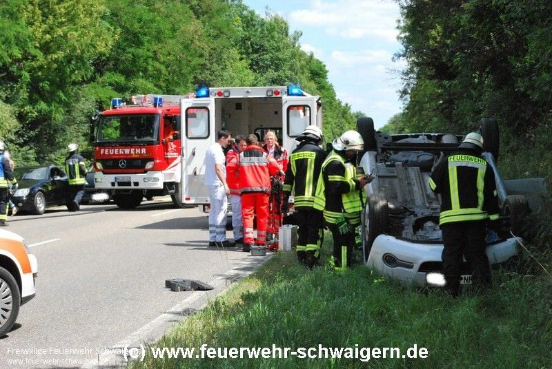16.06.2014 – PKW überschlägt sich