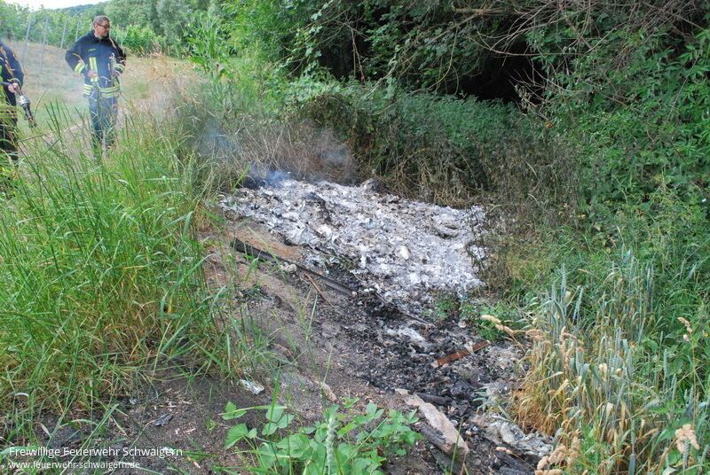 28.06.2014 – Kleinbrand war Müllverbrennung