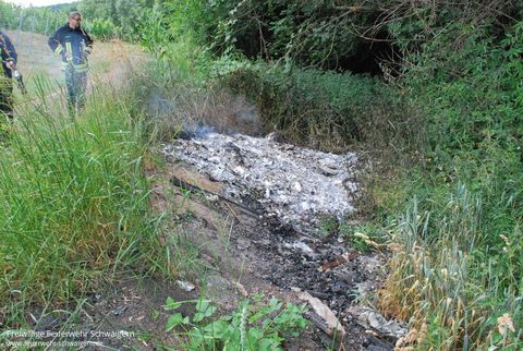 28.06.2014 – Kleinbrand war Müllverbrennung