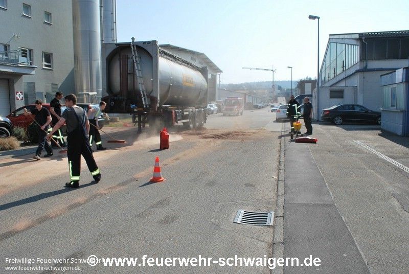 20.03.2015 – Bebrochene Hydraulikleitung