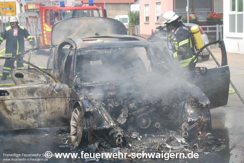 10.08.2015 – PKW brennt vollständig aus