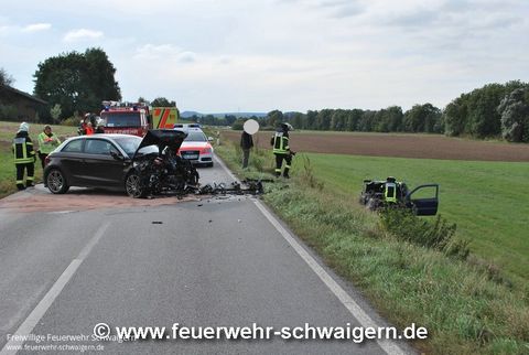 13.10.2016 – Frontalzusammenstoß auf der K2160