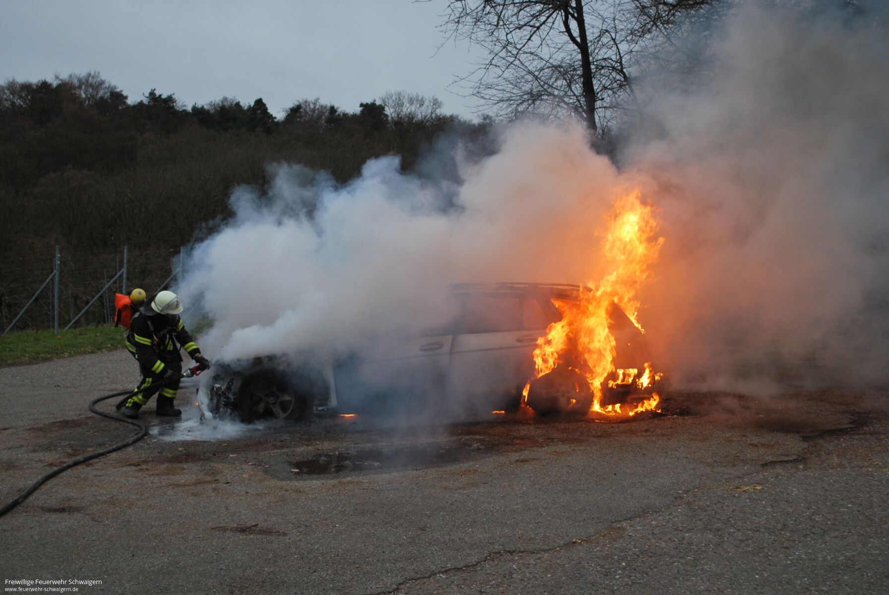 15.03.2018 – PKW in Vollbrand