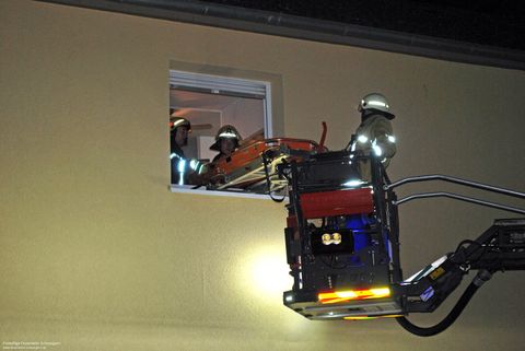 21.04.2018 – Rettung einer Person über die Drehleiter