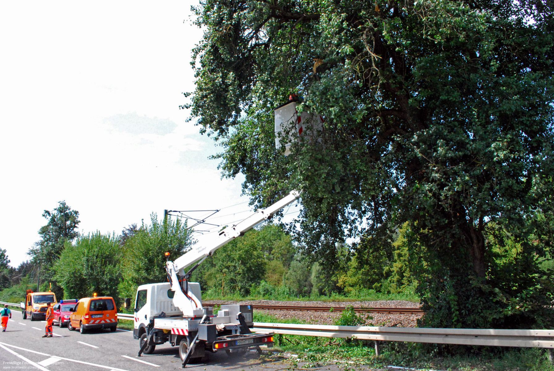08.08.2018 – Ast stürzt auf die Heilbronner Strasse