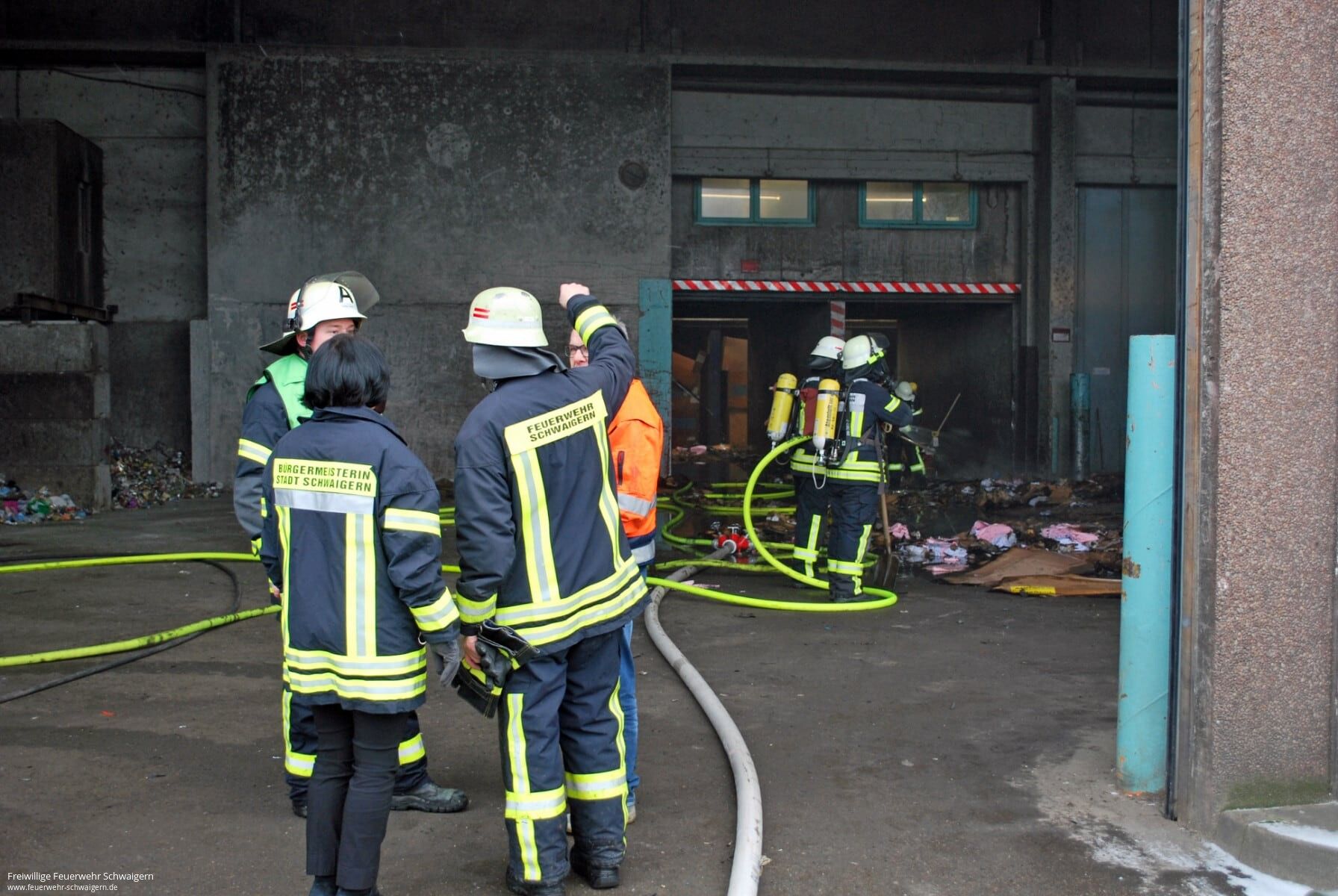 24.01.2019 – Brand in Recyclingfirma