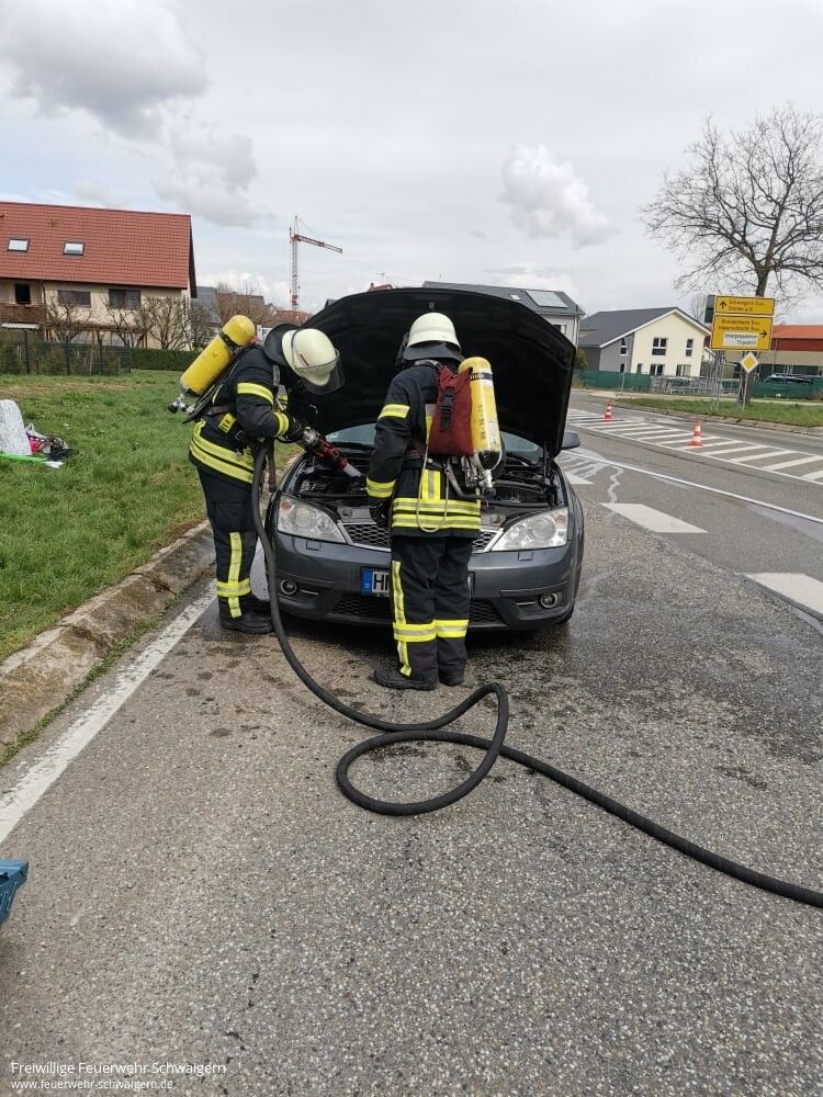 14.03.2020 – PKW Brand in der Kleingartacher Strasse