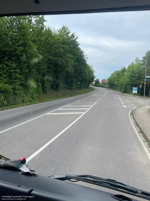 24.06.2021 – Ölspur in der Ortsdurchfahrt von Massenbach