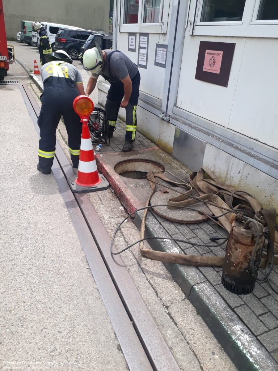 25.06.2021 – Waage überflutet