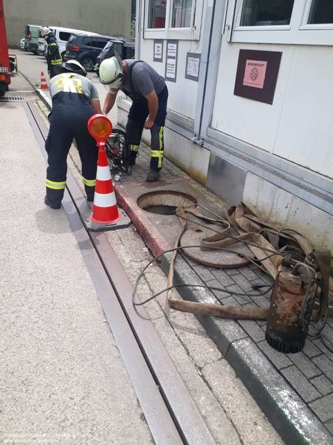 25.06.2021 – Waage überflutet
