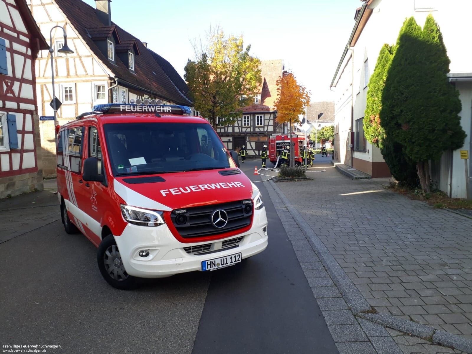 23.10.2021 – Rauchentwicklung durch defektes Ofenrohr