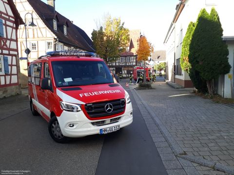 23.10.2021 – Rauchentwicklung durch defektes Ofenrohr