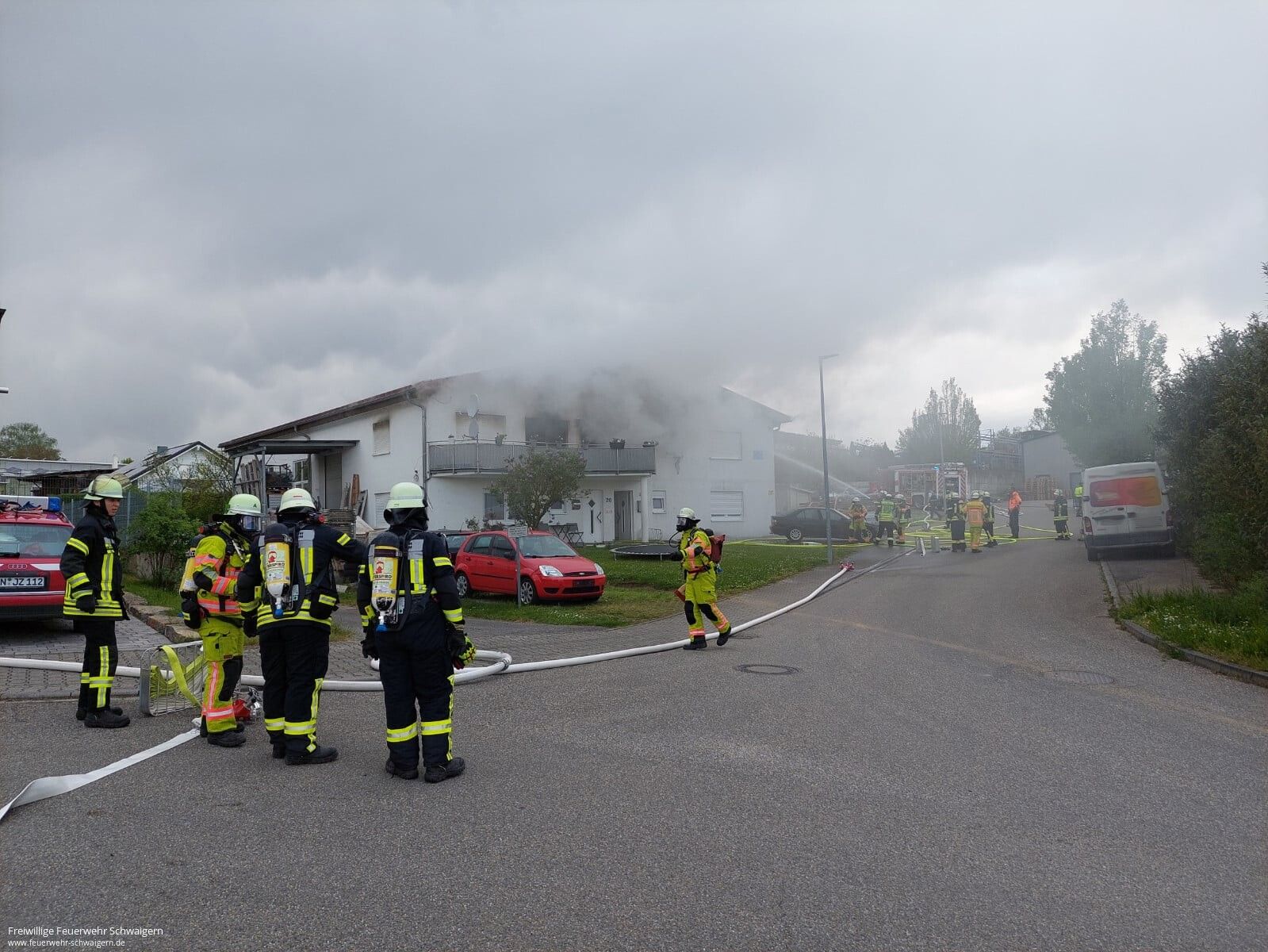 17.04.2024 – Wohnungsbrand in Massenbach mit hohem Sachschaden