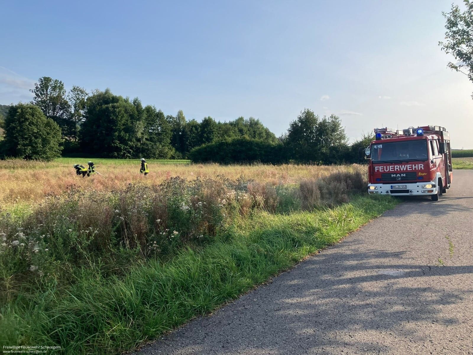 19.08.2024 – Gasgeruch im Bereich Panoramaweg (Abwasserkanal)