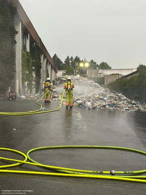 06.05.2026 – Rauchentwichlung in Recyclingbetrieb