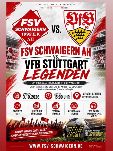 FSV Schwaigern AH - VfB Stuttgart Legenden